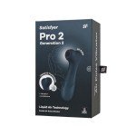 Вакуумно-волновой стимулятор клитора Satisfyer Pro 2 Generation 3 с вибрацией и насадкой имитирующей пульсацию воды - чёрный Вакуумно-волновой стимулятор клитора Satisfyer Pro 2 Generation 3 с вибрацией и насадкой имитирующей пульсацию воды - чёрный