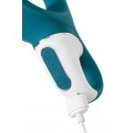 Гибкий вибратор-кролик с двумя независимыми моторами Satisfyer Hug me с возможностью управления через смартфон - синий - 21 см Гибкий вибратор-кролик с двумя независимыми моторами Satisfyer Hug me с возможностью управления через смартфон - синий - 21 см