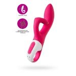 Гибкий вибратор-кролик с двумя независимыми моторами Satisfyer Embrace me с тройным клиторальным отростком - розовый - 22 см
