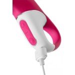 Гибкий вибратор-кролик с двумя независимыми моторами Satisfyer Embrace me с тройным клиторальным отростком - розовый - 22 см