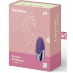 Вибратор для клитора и эрогенных зон Satisfyer Layon 1 - Purple Pleasure - 9,5 см