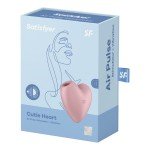 Вакуумно-волновой стимулятор клитора с вибрацией Satisfyer Cutie Heart - розовый Вакуумно-волновой стимулятор клитора с вибрацией Satisfyer Cutie Heart - розовый