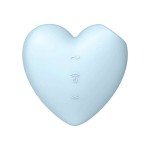 Вакуумно-волновой стимулятор клитора с вибрацией Satisfyer Cutie Heart - голубой Вакуумно-волновой стимулятор клитора с вибрацией Satisfyer Cutie Heart - голубой