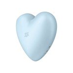 Вакуумно-волновой стимулятор клитора с вибрацией Satisfyer Cutie Heart - голубой Вакуумно-волновой стимулятор клитора с вибрацией Satisfyer Cutie Heart - голубой