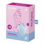 Вакуумно-волновой стимулятор клитора с вибрацией Satisfyer Cutie Heart - голубой Вакуумно-волновой стимулятор клитора с вибрацией Satisfyer Cutie Heart - голубой