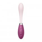Многофункциональный гнущийся вибратор для зоны G Satisfyer G-Spot Flex 3 - бордовый с белым - 20 см