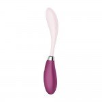 Многофункциональный гнущийся вибратор для зоны G Satisfyer G-Spot Flex 3 - бордовый с белым - 20 см
