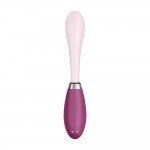 Многофункциональный гнущийся вибратор для зоны G Satisfyer G-Spot Flex 3 - бордовый с белым - 20 см