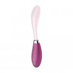 Многофункциональный гнущийся вибратор для зоны G Satisfyer G-Spot Flex 3 - бордовый с белым - 20 см