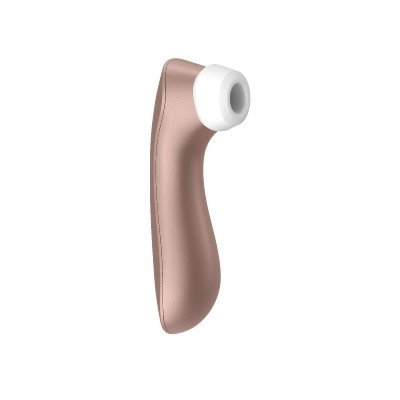 Вакуумно-волновой бесконтактный стимулятор клитора с вибрацией Satisfyer Pro 2+ Vibration - розовое золото