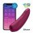 Вакуум-волновой стимулятор клитора с вибрацией Satisfyer Curvy 1+ и управлением со смартфона - бордовый