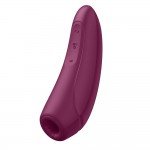 Вакуум-волновой стимулятор клитора с вибрацией Satisfyer Curvy 1+ и управлением со смартфона - бордовый Вакуум-волновой стимулятор клитора с вибрацией Satisfyer Curvy 1+ и управлением со смартфона - бордовый