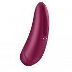 Вакуум-волновой стимулятор клитора с вибрацией Satisfyer Curvy 1+ и управлением со смартфона - бордовый Вакуум-волновой стимулятор клитора с вибрацией Satisfyer Curvy 1+ и управлением со смартфона - бордовый