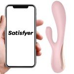 Вибратор Satisfyer Mono Flex с возможностью управления через смартфон - розовый - 20,4 см Вибратор Satisfyer Mono Flex с возможностью управления через смартфон - розовый - 20,4 см