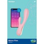 Вибратор Satisfyer Mono Flex с возможностью управления через смартфон - розовый