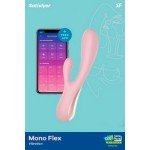 Вибратор Satisfyer Mono Flex с возможностью управления через смартфон - розовый - 20,4 см Вибратор Satisfyer Mono Flex с возможностью управления через смартфон - розовый - 20,4 см