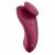 Бесшумный клиторальный вибратор в трусики Satisfyer Sexy Secret, водонепроницаемый и с управлением со смартфона - винно-красный