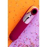 Вакуумно-волновой стимулятор Satisfyer Dual Love с вибрацией и управлением со смартфона - бордовый