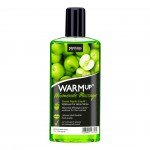 Смазка-бальзам для интимных ласк и массажа WARMup с согревающим эффектом при дыхании - Зеленое яблоко - 150 мл