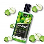 Смазка-бальзам для интимных ласк и массажа WARMup с согревающим эффектом при дыхании - Зеленое яблоко - 150 мл