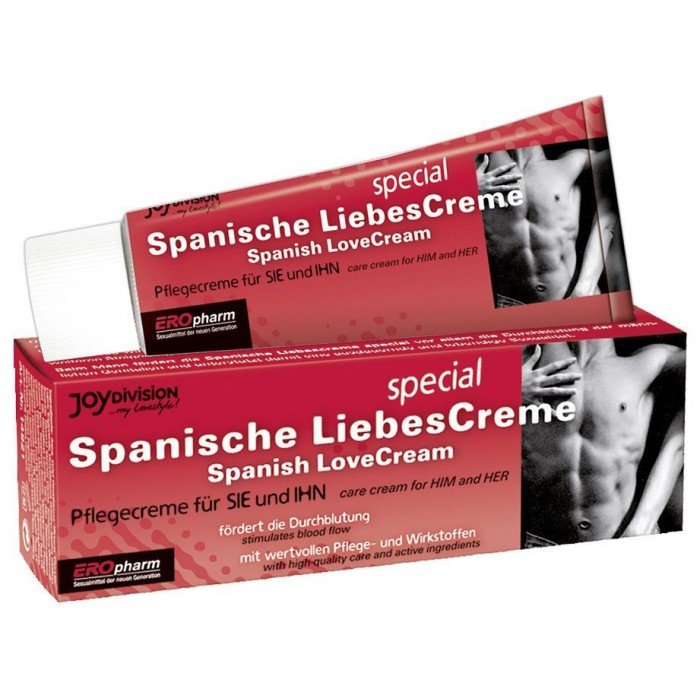 Возбуждающий крем для двоих Spanische Liebes Creme Spesial - 40 мл Возбуждающий крем для двоих Spanische Liebes Creme Spesial - 40 мл
