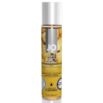 Съедобная оральная смазка с ароматом ананаса JO Flavored Juicy Pineapple - 30 мл