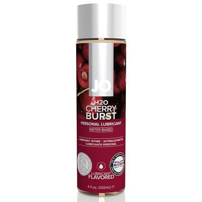 Съедобная оральная смазка с ароматом вишни JO Flavored Cherry Burst - 120 мл