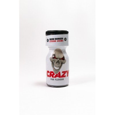 Взрывной и сильный, с быстрой скоростью воздействия попперс Crazy - сила 9/10 - 10 мл