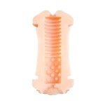 Двусторонний мастурбатор вагина и анус JOS Janice в черном цилиндре - 14,5 см