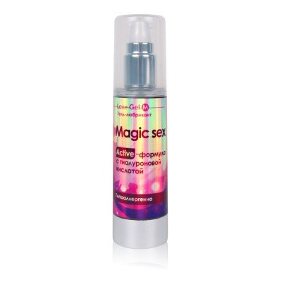 Смазка-лубрикант на водной основе c гиалуроновой кислотой LoveGel Мagic Sex - 50 гр