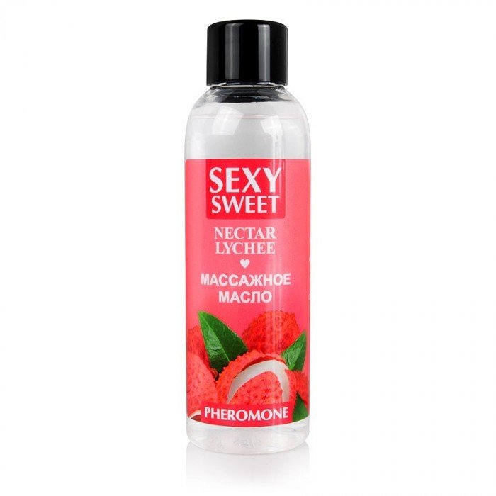 Масло массажное с феромонами NECTAR LYCHEE с ароматом личи - 75 мл Масло массажное с феромонами NECTAR LYCHEE с ароматом личи - 75 мл