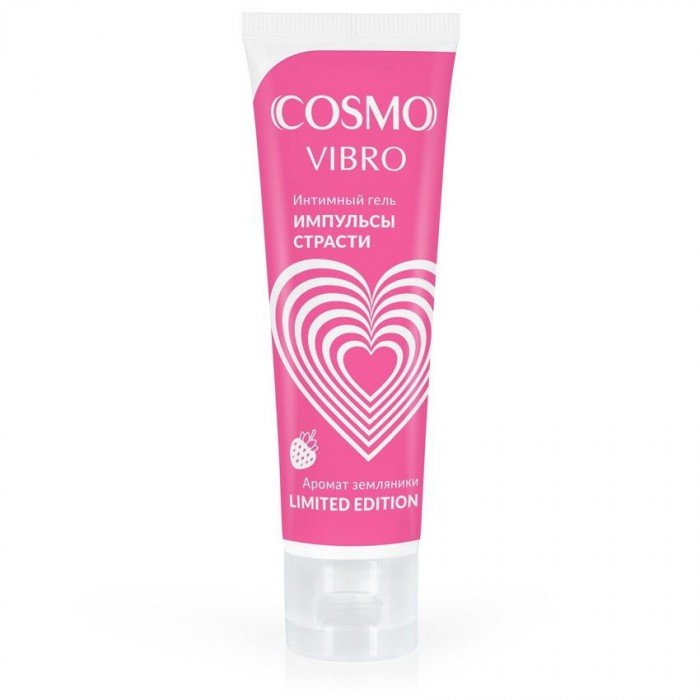 Женская возбуждающая смазка на водно-силиконовой основе Cosmo Vibro Aroma жидкий вибратор с ароматом земляники - 50 гр Женская возбуждающая смазка на водно-силиконовой основе Cosmo Vibro Aroma жидкий вибратор с ароматом земляники - 50 гр