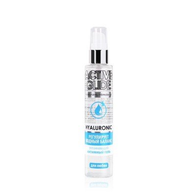 Увлажняющая интимная смазка-гель на водной основе с гиалуроном Active Glide Hyaluronic - 100 гр