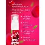 Съедобная смазка-гель Tutti Frutti OraLove со вкусом Вишни - 30 гр