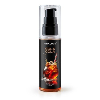 Съедобная интимная смазка-гель ORALOVE COLA COLA со вкусом колы - 60 гр