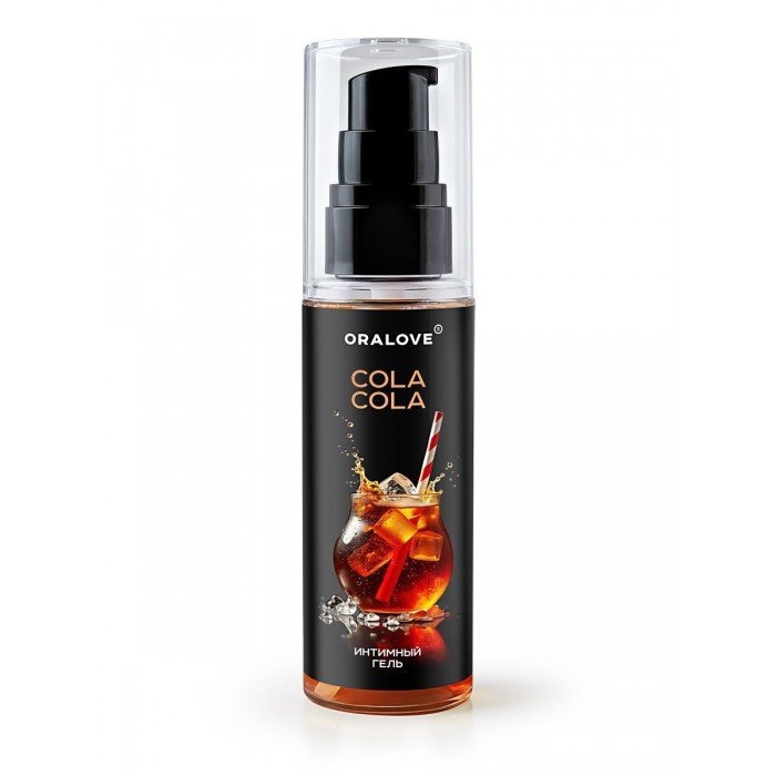 Съедобная интимная смазка-гель ORALOVE COLA COLA со вкусом колы - 60 гр Съедобная интимная смазка-гель ORALOVE COLA COLA со вкусом колы - 60 гр