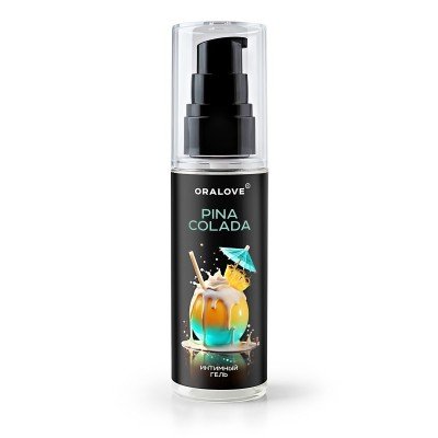 Съедобная интимная смазка-гель ORALOVE PINA COLADA со вкусом пина колады - 60 гр