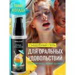 Съедобная интимная смазка-гель ORALOVE PINA COLADA со вкусом пина колады - 60 гр Съедобная интимная смазка-гель ORALOVE PINA COLADA со вкусом пина колады - 60 гр