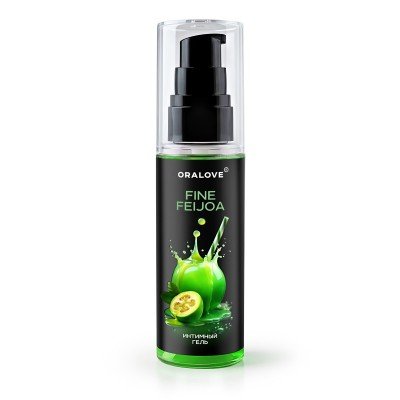 Съедобная интимная смазка-гель ORALOVE FINE FEIJOA со вкусом фейхоа - 60 гр