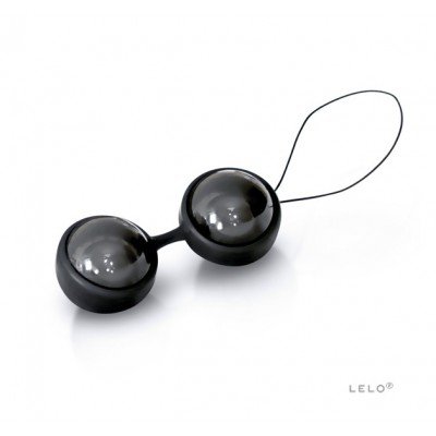 Вагинальные шарики премиального качества LELO Luna Beads Noir - чёрные
