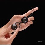 Вагинальные шарики премиального качества LELO Luna Beads Noir - чёрные Вагинальные шарики премиального качества LELO Luna Beads Noir - чёрные