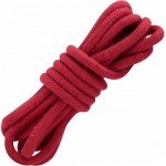 Веревка для связывания Bondage Rope хлопковая - красная - 3 м