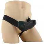 Полый мужской страпон с вибрацией Unisex Vibrating Hollow Strap-On Dildo - чёрный - 14 см Полый мужской страпон с вибрацией Unisex Vibrating Hollow Strap-On Dildo - чёрный - 14 см