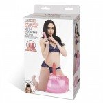 Надувная подушка для секса в вибратором Lux Fetish - розовая Надувная подушка для секса в вибратором Lux Fetish - розовая