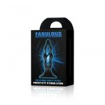 Анальная пробка с полостями для лёгкого введения Fabulous Prostate Stimulator - чёрная - 12,2 см