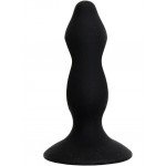 Анальная пробка / массажер простаты с полостями для лёгкого введения Fabulous Prostate Stimulator - чёрная - 10,5 см