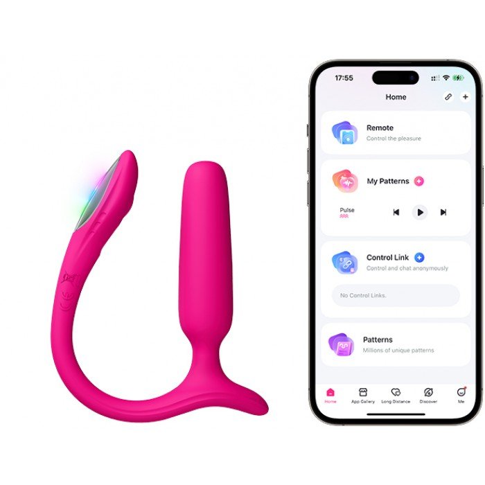 Анальная вибропробка Lovense - Lush Anal для киберсекса c управлением через приложение - розовая Анальная вибропробка Lovense - Lush Anal для киберсекса c управлением через приложение - розовая
