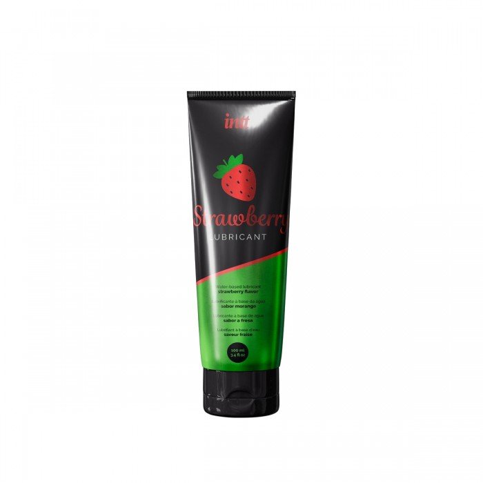 Интимная смазка-гель на водной основе для орального и классического секса Intt Strawberry Lubricant со вкусом клубники - 100 мл Интимная смазка-гель на водной основе для орального и классического секса Intt Strawberry Lubricant со вкусом клубники - 100 мл