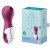 Вакуум-волновой стимулятор клитора с вибрацией Satisfyer Lucky Libra - фиолетово-белый