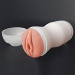 Компактный мастурбатор вагина Sex In A Can Vagina Stamina Tunn в колбе - 16 см